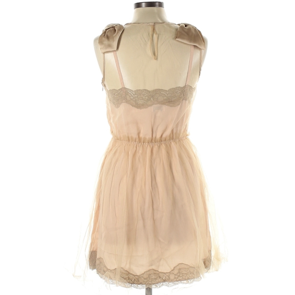 Rodarte for target tulle pink beige midi dress